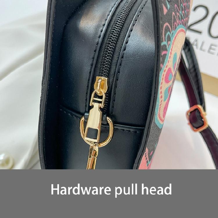 Cartoon Owl Crossbody Bag for Women Small Messenger Bag PU Leather Shoulder Bag