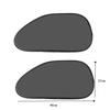2pcs Anti-Glare Car Sunshade Effective UV Protection Clear Vision Sunlight Block for Safe Driving