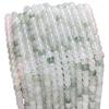 8/10mm Natural Tianshan Jade Old Shape Beads - Ice Jade Stone Apple Beads for DIY Jewelry