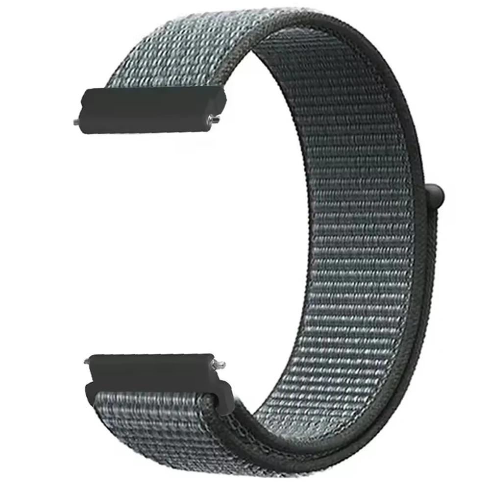 Nylon 20mm 22mm Strap For Huami Amazfit GTR/GTS/4/3/2 42mm 46mm Loop Band Amazfit BIP 5 U/S Balance/CHEETAH Breathable Bracelet