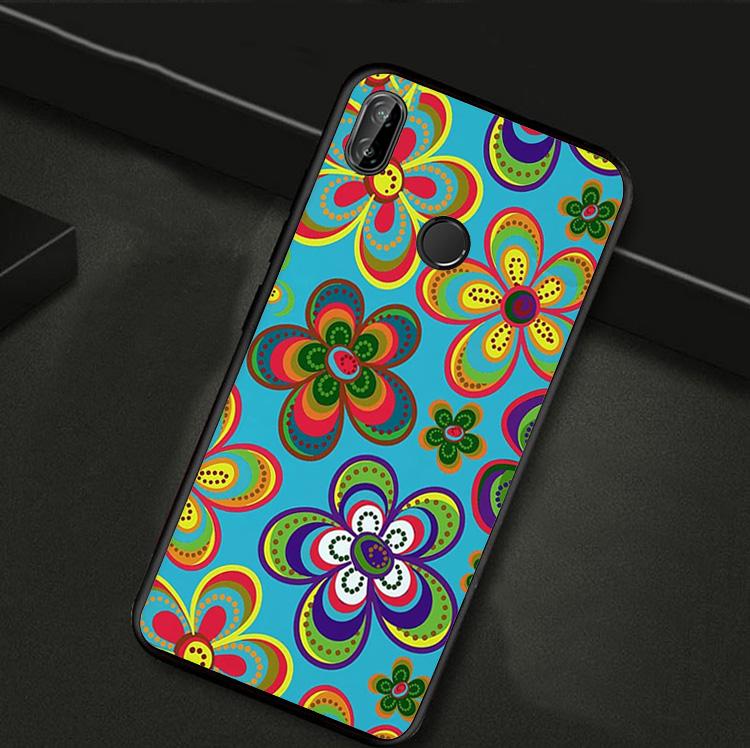 Hippie Daisy Tie-dye Flower Peace For Huawei Nova 10 9 SE 3i 7i 8i 11i 12i Y73 Y90 Y70 Y72 Y61 Y91 P60 Pro P30 P40 Lite Case