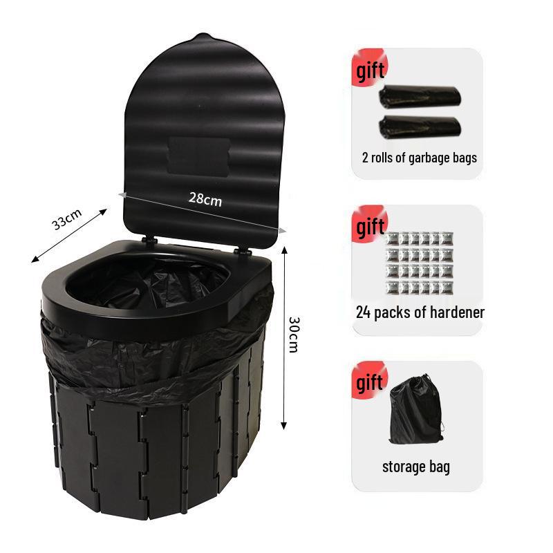 Portable Folding Outdoor Camping & RV Emergency Toilet