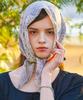 KOLEAT Cooling Refrigerator Uv Protection Bandana Bohemian Handkerchief [White] Hair Bandana Ver.