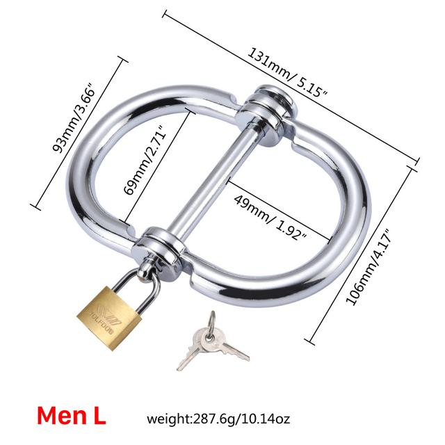 Audlt Games Restraints BDSM Metal Handcuffs with Keys Sex Toys for Couples Ankle Cuff Bondage Bracelet Erotic Cosplay Sexshop