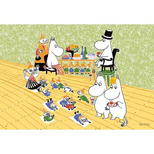 Yanoman 1000 Piece Jigsaw Puzzle MOOMIN Lively Dining Table Compact Piece (26x38cm)