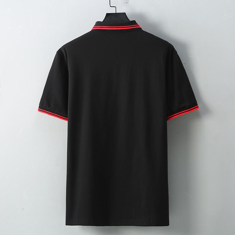 Mărimi Mari 5XL-13XL Polo Negru Oversized Bărbați Topuri de Vară Tricou Mânecă Scurtă Haine de Vară