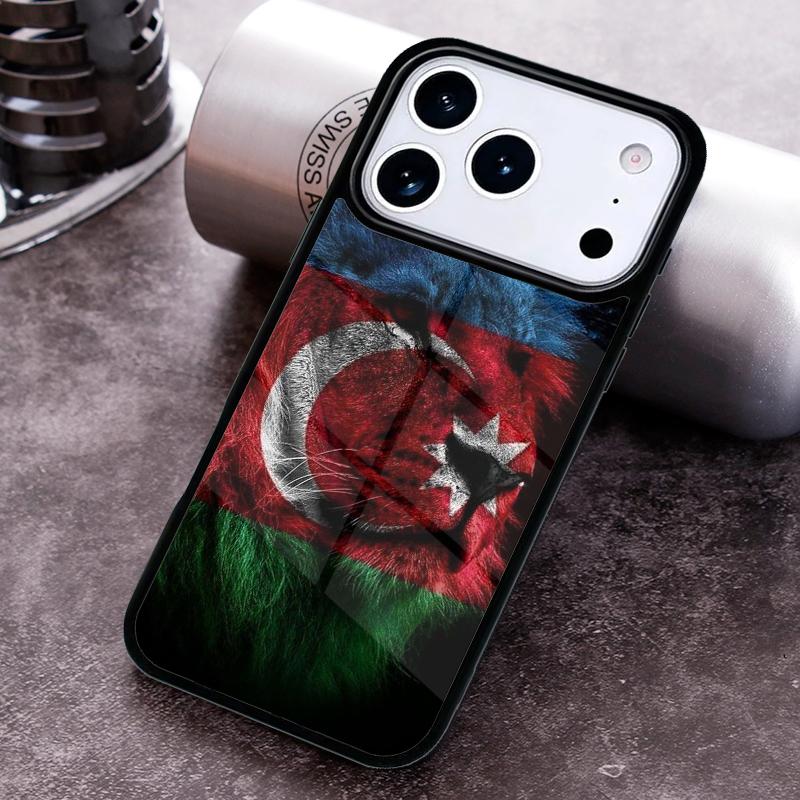 Azerbaijan Flag Phone Case For iPhone 17 16 15 14 13 12 11 Pro Max Plus 17Air Soft Silicone Cover