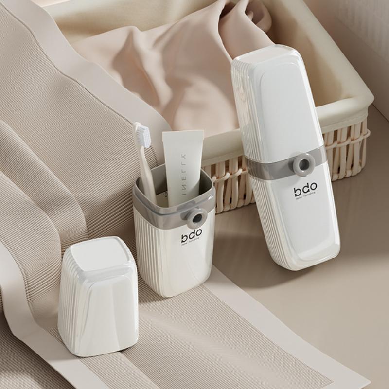 Portable Travel Toothbrush Holder Durable Plastic Perfect For Camping Bathroom Accessories Travel Home Daily Use Essentials