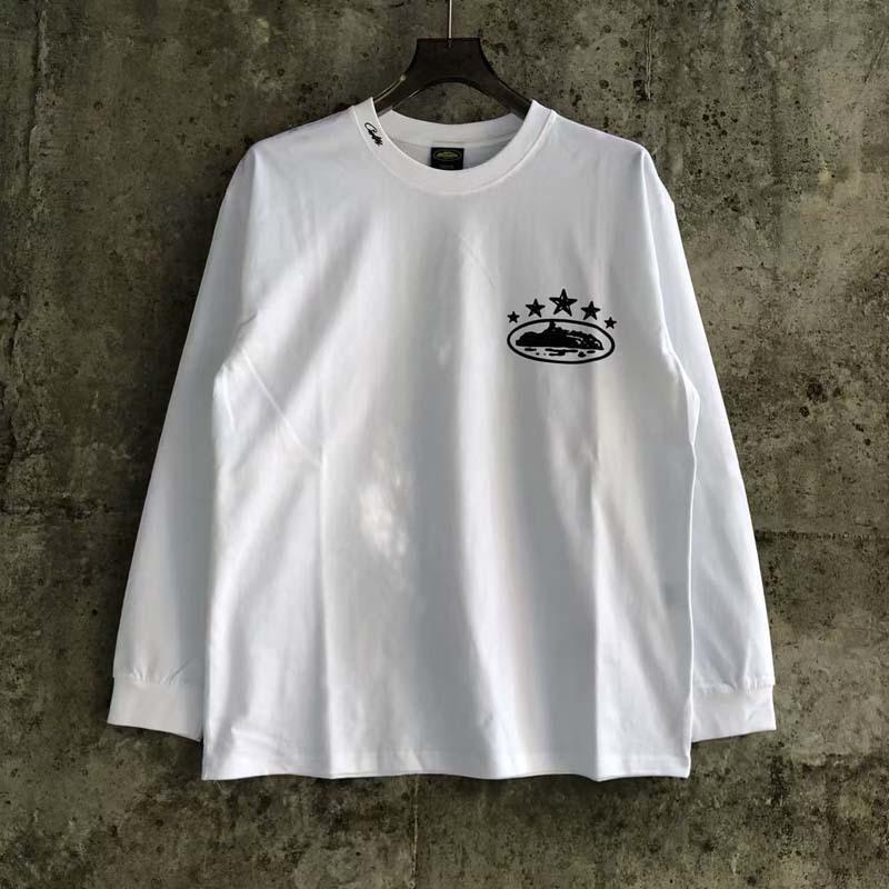 Skull Island Unisex Farbblock Buchstabenprint Raglan Langarm T-Shirt