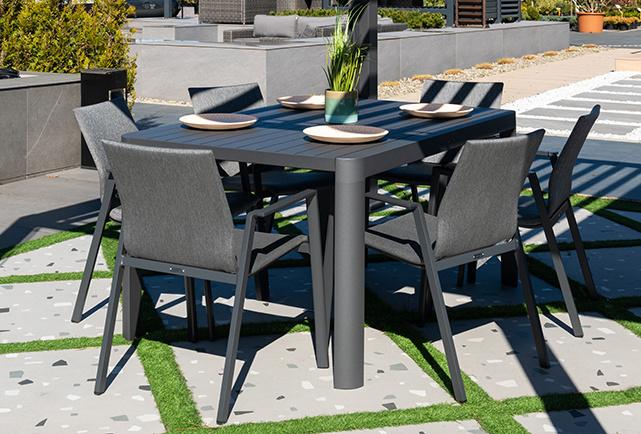 Bolzano Orte Garden Chair Anthracite 55.5 X 60 X 83 Cm