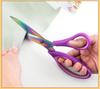 Cross-Border Stainless Steel Scissors Set: Household Sewing, Colored Office, and Handmade Paper Cutting Scissors (3-Piece).