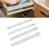 4pcs 10 Inch Cabinet Track Rail Cold Rolled Steel Drawer Guide Rail Drawer Slide Kit  Office Cabinet