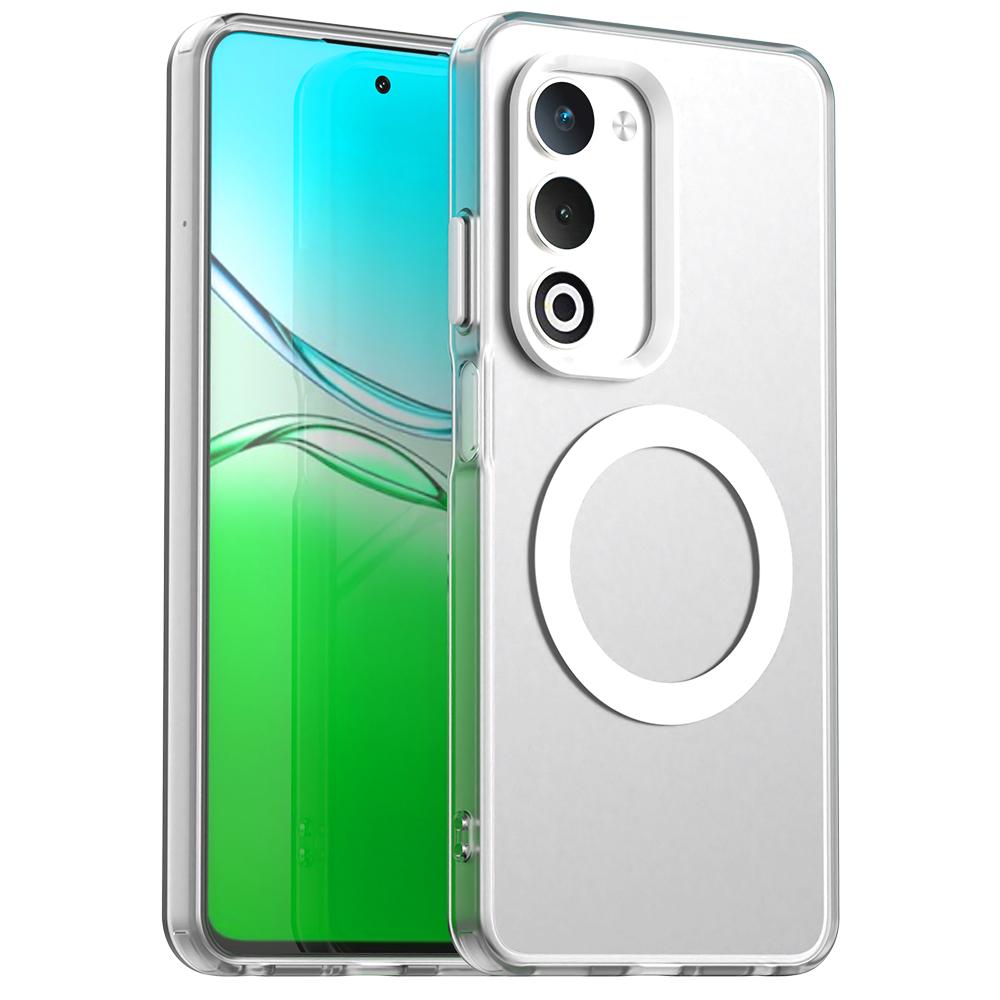 Magnetic Wireless Charging Case For OPPO A5 5G 4G Cover Candy Colors Transparent Back Shell Fundas Coque