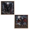 Healing Handcrafted Activity 2PCS Dark Gothic DIY 3D Fabric Art Craft Kit Textile Sculpture Handmade Storytelling Handicraft Project Beginner