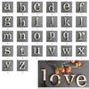 Acrylic 3D Mirror Wall Stickers - Lowercase English Letters