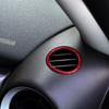 For Mini Cooper Hardtop R56 Clubman R55 Convertible R57 Car Interior Auto Side Air Outlet Defogger Vent Carbon Fiber Stickers