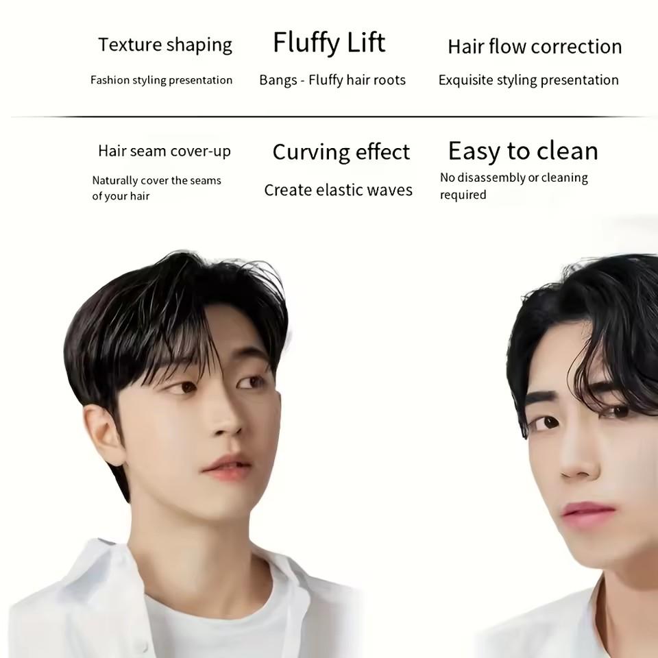 Hair Volumizing Comb, ABS Plastic Fluffy Textured Styling Tool for Normal Hair, Natural Looking Hair Root Lifting and Coverage