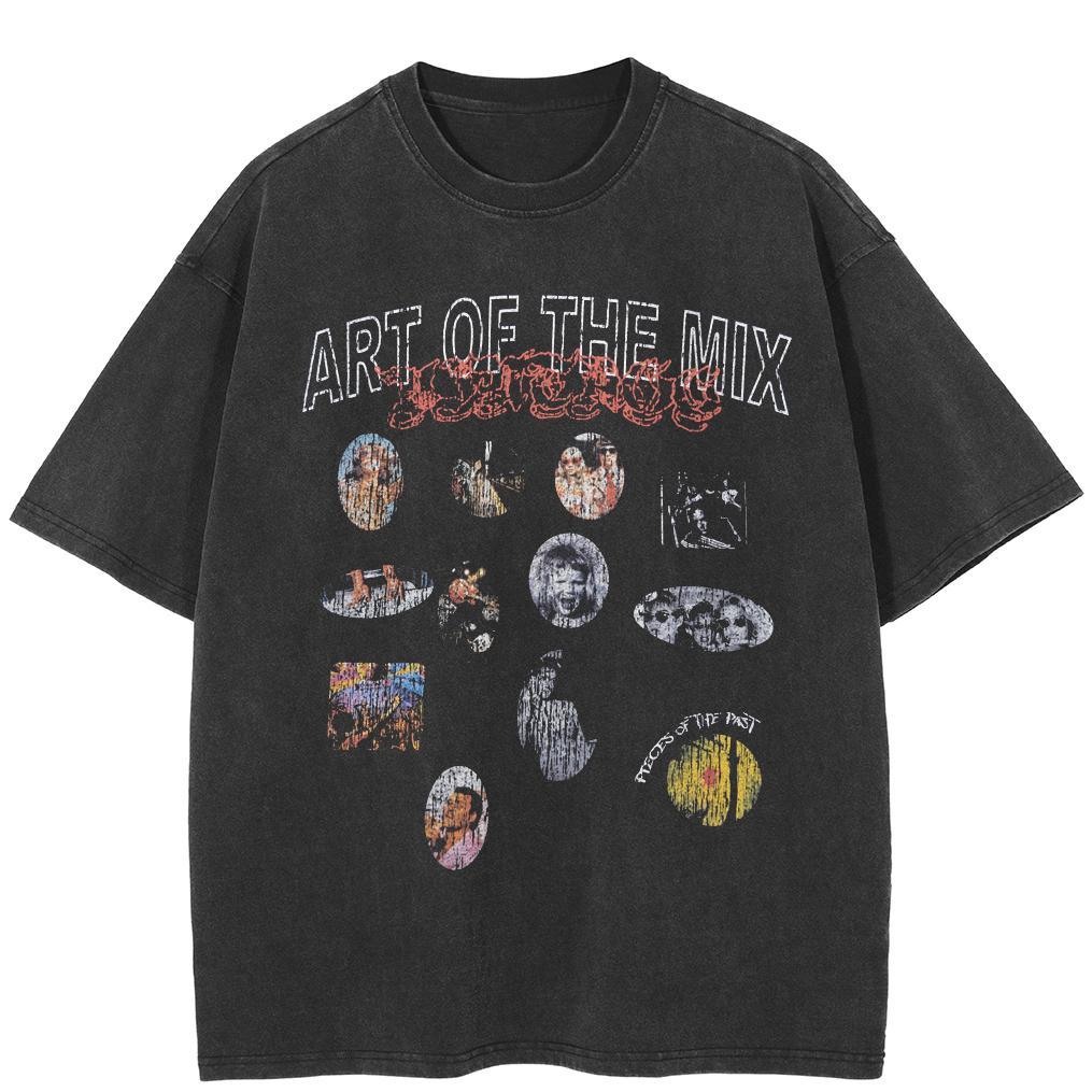 Streetwear Art Graphic T-Shirt Cotton Tshirt Unisex Tops Tees Summer Short Sleeves T Shirt