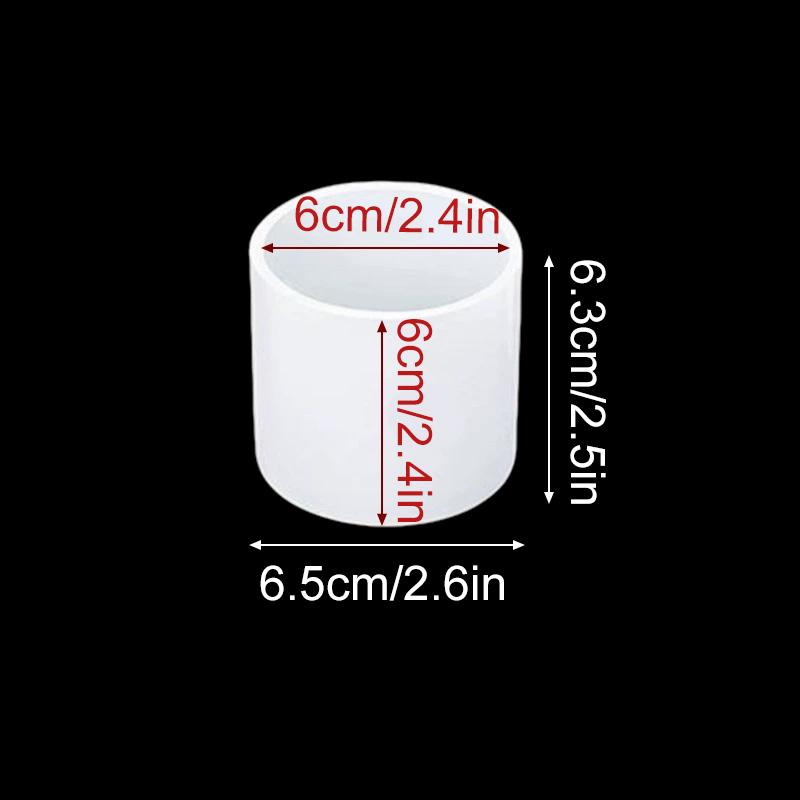 1PC Candle Molds for DIY Crafts Wax Candle Making 3D Making Soaps Multi-size Pillar Casting Silicone Moulds Hexagonal Cylinder