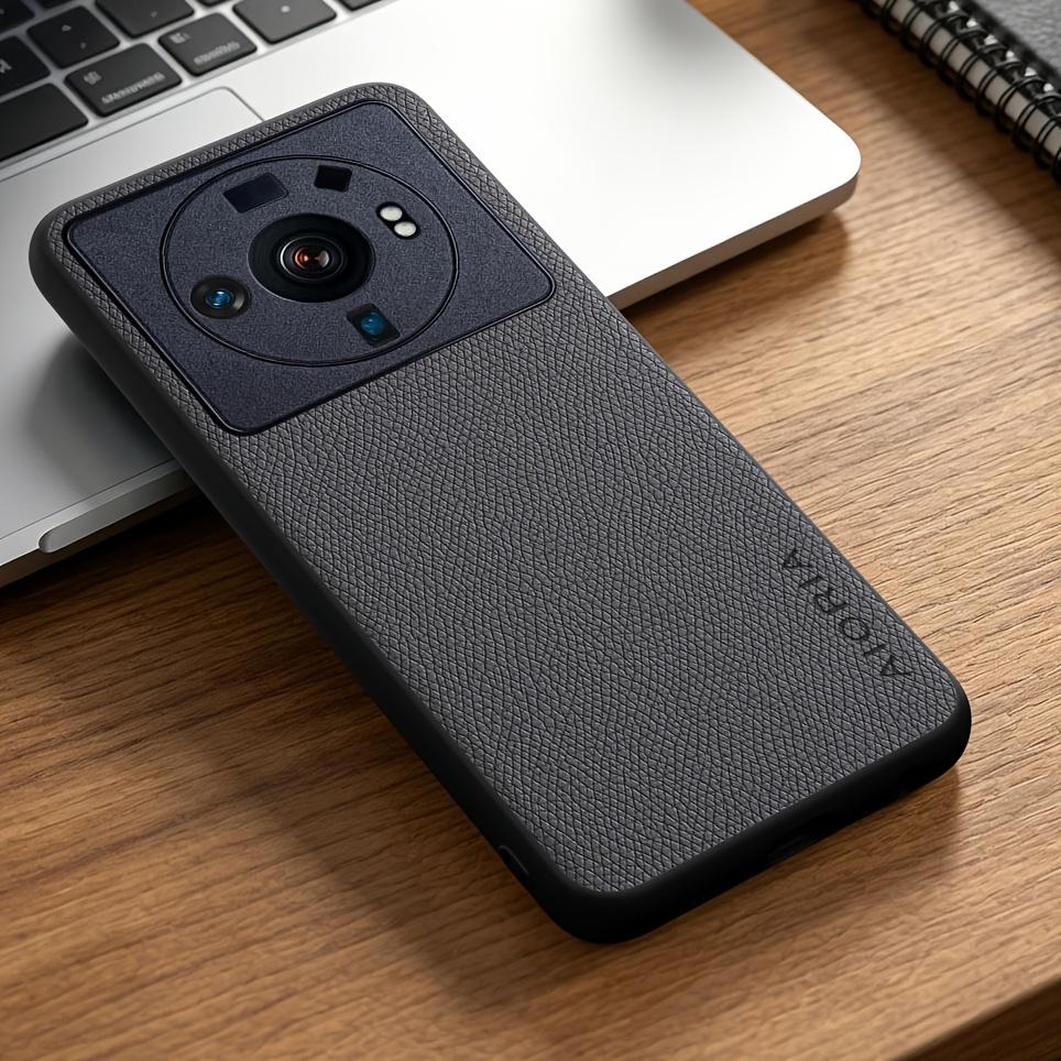 Phone Case: for Xiaomi 12 12T Pro Ultra Lite 12X Case Simple Elegant Durable Synthetic Leather Stylish Phone Case