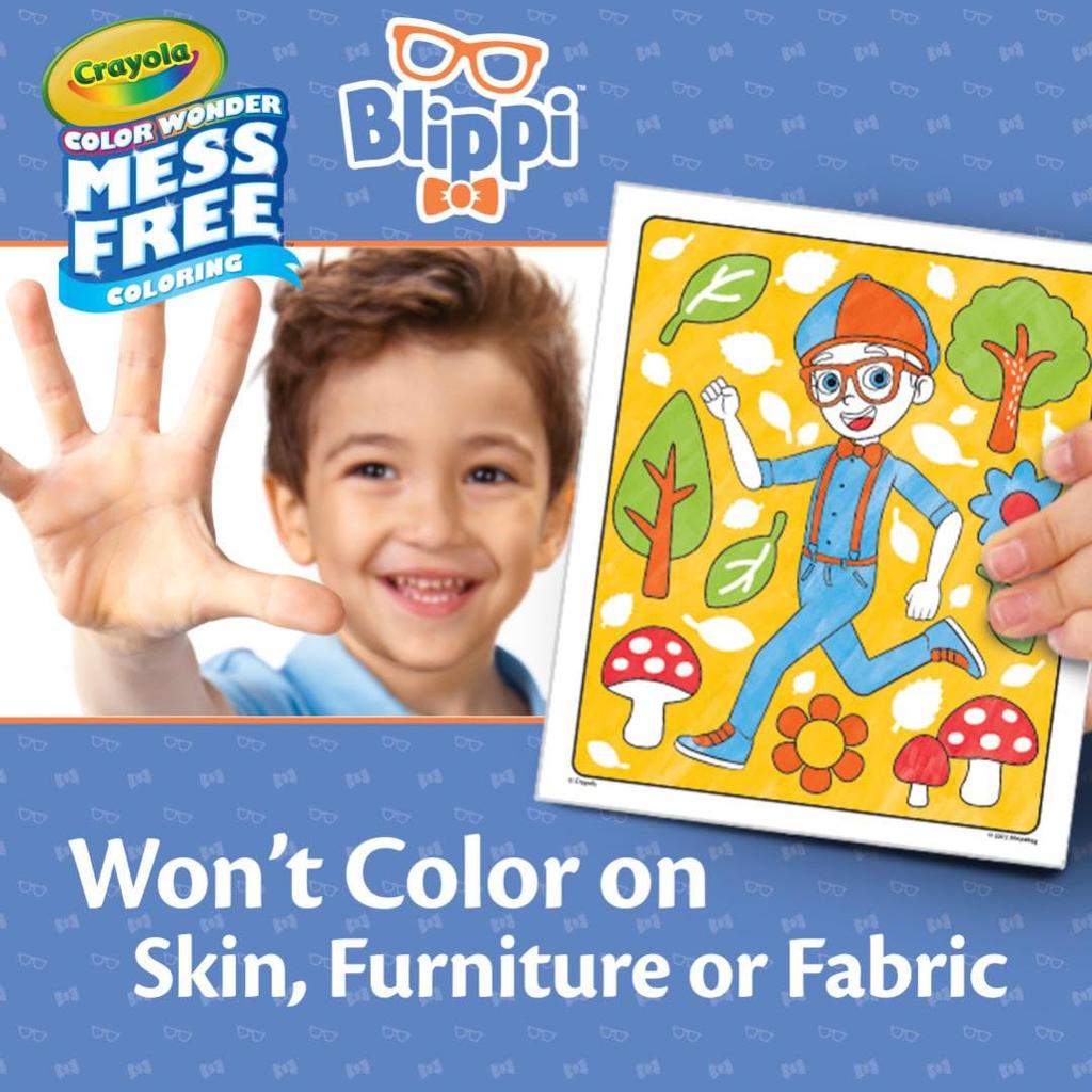 Crayola Color coloring pages a perfect gift for children aged Wonder Cleans-free & markers, 3/4/5/6.