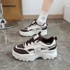 Fashion Women's Inner Height Increase Spring and Autumn Color Matching Sports Running Shoes Vulcanized Women Shoes