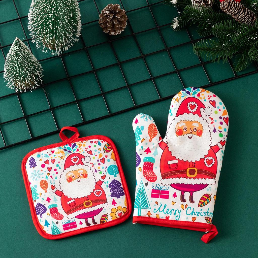 Erhältlich: Neue verdickte Weihnachtsofenhandschuhe – Hitzebeständige Back- und Kochhandschuhe für den Einsatz bei hohen Temperaturen.
