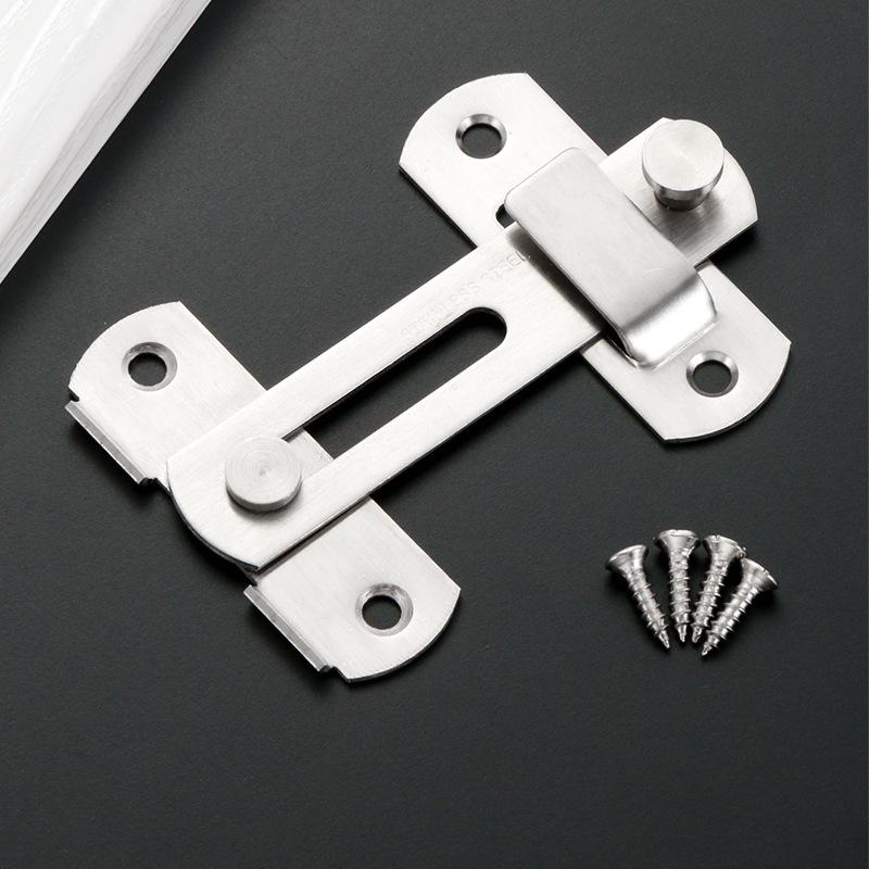 90° Stainless Steel Anti-Theft Door Latch for Barn & Pet Cage
