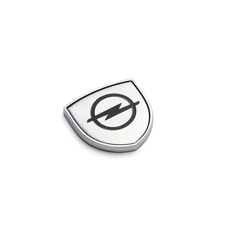 New Car Styling 3D Metal Chrome Zinc Alloy Emblem Car Body Sticker Decal For Opel Astra Mokka Zafira Vectra OPC Insignia Corsa