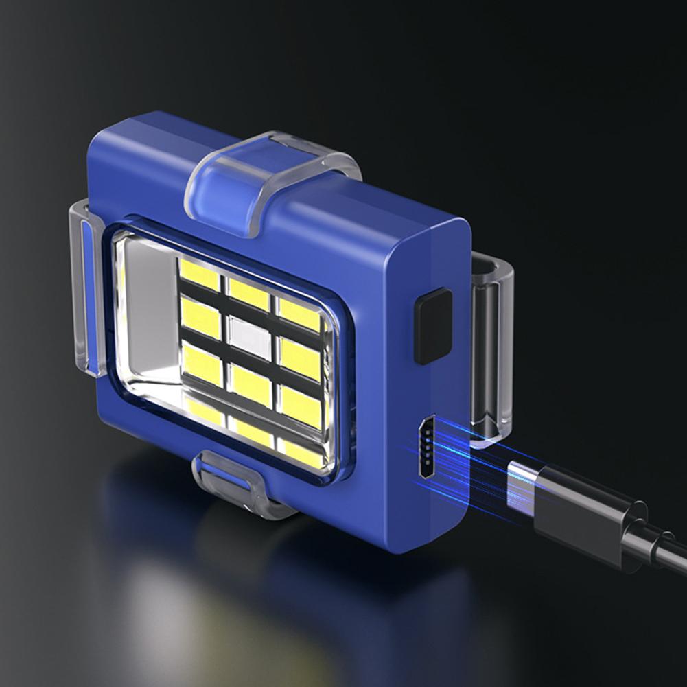 Multifunktions-LED-Lauf- und Walkinglicht für Outdoor-Sportarten, Taschenlampen, USB-wiederaufladbare Stirnlampe, Taschenlampe, Notlampe