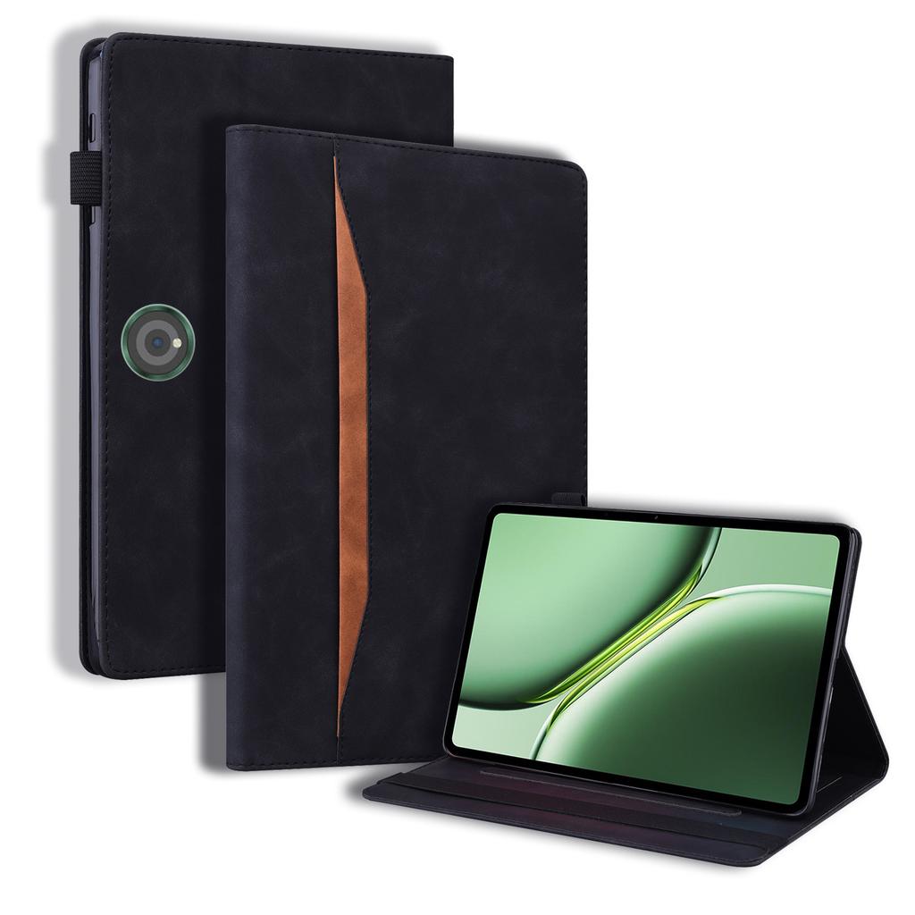 Suitable for OnePlus Pad 3 Flat Leather Case, OnePlus Pad2 Matte Contrasting Color Card Holder, Real Pad3.