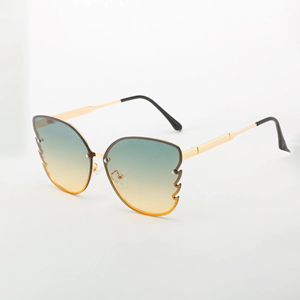Stylish Butterfly Shaped Sunglasses Rectangle Sunglasses Female Designer Eyewear Small Frame Sun Eyewear Ladies Black