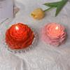 Large Peony Flower Silicone Candle Mold DIY Handmade 3D Rose Candle Soap Plaster Resin Cake Baking Tool Home Decoration Gift