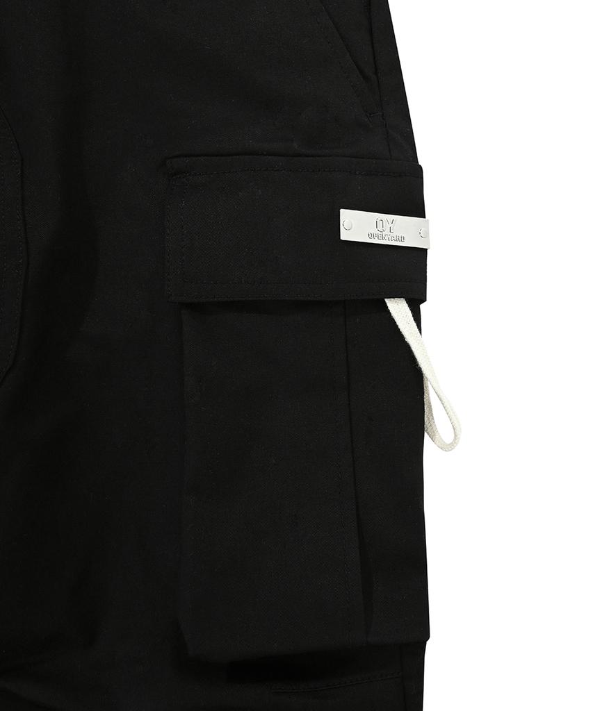Opeunyadeu(Owai) Eight Cargo Pockets Pants-Black