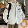Spring and Autumn Teen Jacket Junior High School Student Trend Hooded Jacket Versatile Casual Jacket