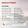 RED WOLF Brake Control Wiring Harness Fit For 1995-2009 Dodge Ram Chrysler Adapter Towing Trailer Brake Controller Wire 4 Pin Connector Cable Mount