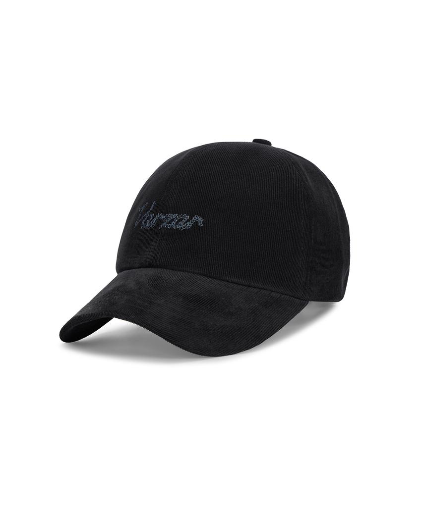 Bajal Chain Logo Corduroy Og Fit Ball Cap Black