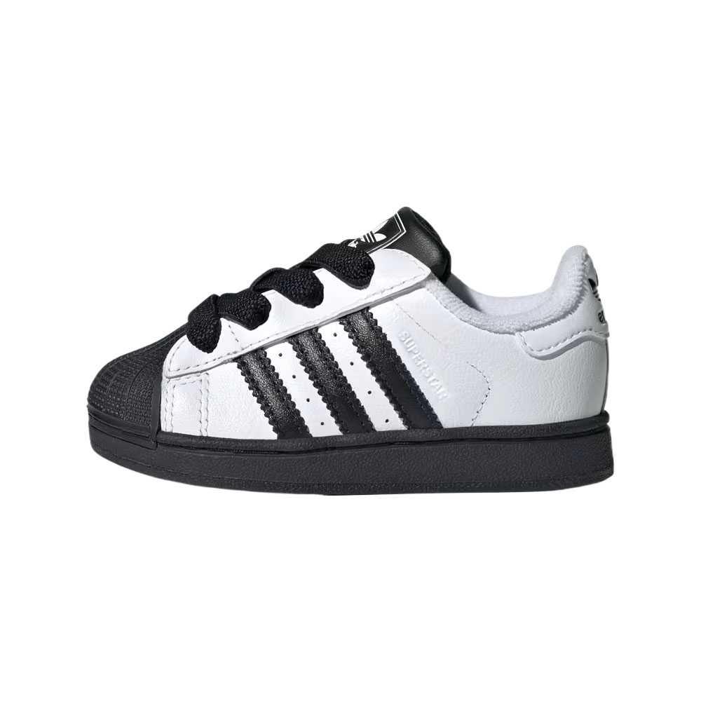 Adidas Superstar 2 CF EL I White Black Sole Baby Sneakers Cloud-White Core-Black JI0212
