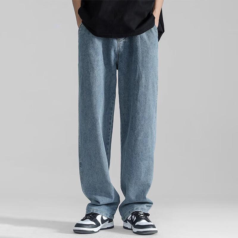 Men's Tencel Blend Lightweight Straight-Leg Jeans