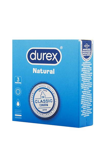 DUREX NATURAL 3 Uds CLASSIC