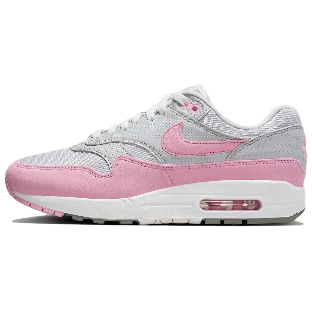 New Nike Air Max 1 '87 Metallic Platinum Pink Rise Women's HF5387-001