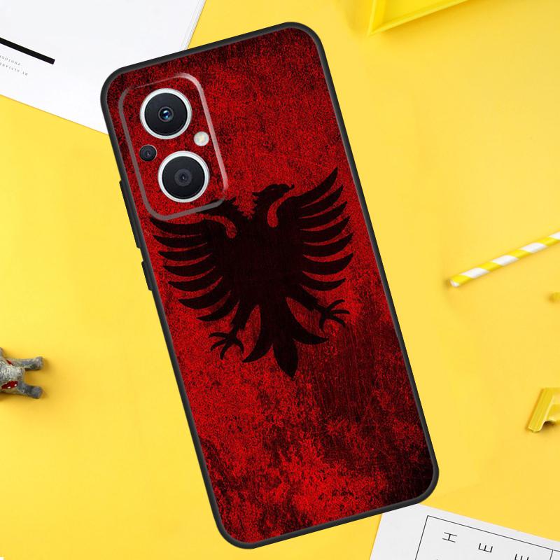 Albania Flag For OPPO Reno 14F 13F 12F 11F 10 11 12 13 14 Pro 8T 7 8 Lite OPPO Find X9 X8 X6 X5 Pro Case