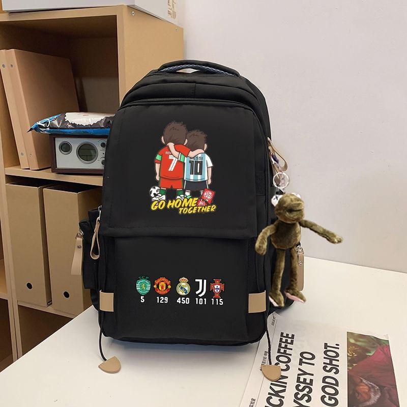 Uefa Champions League Football World Cup Backpack Real Madrid Kakabasa Messi Chelsea Manchester United Students
