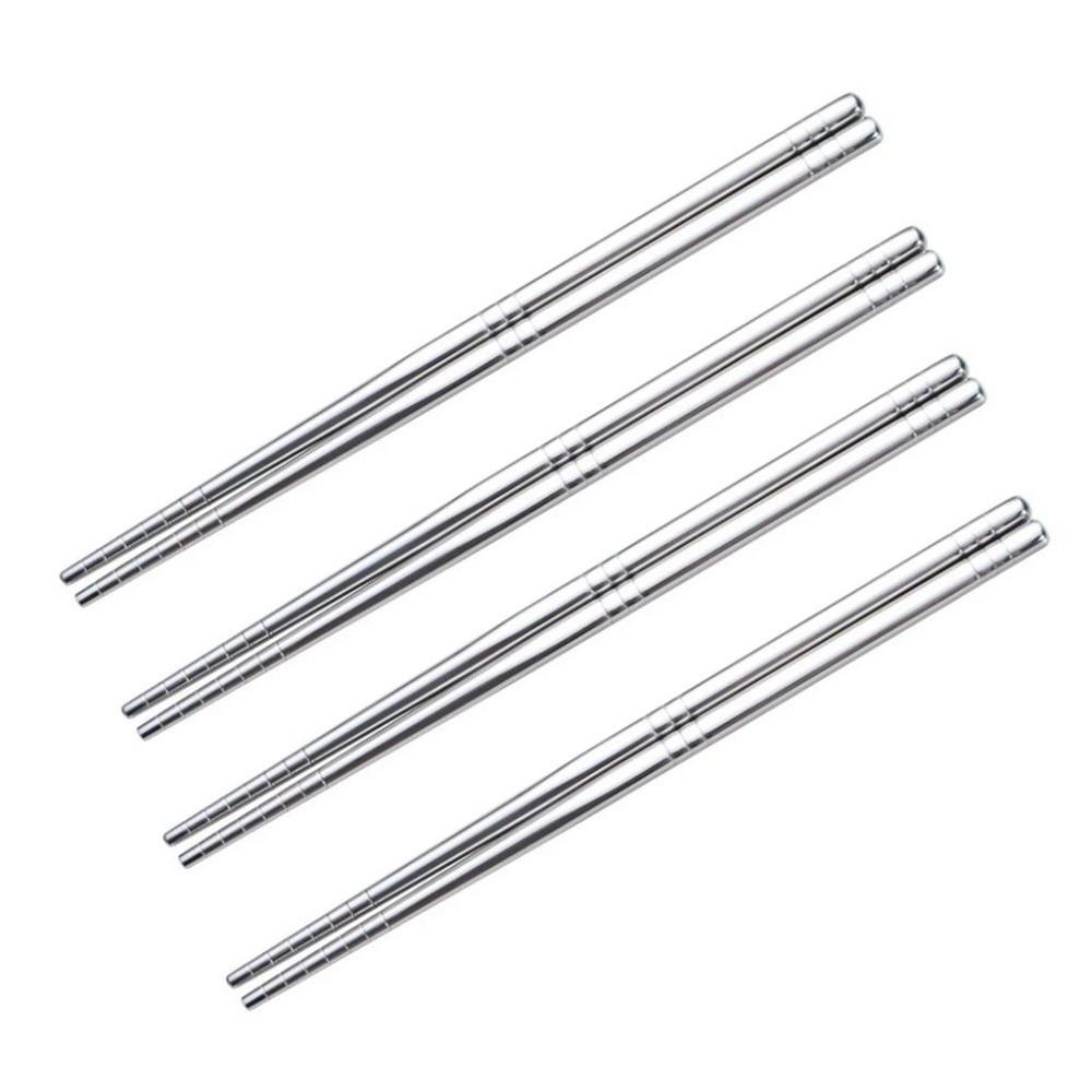 High Temperature Sterilizable Non-slip Tableware Metal Chopsticks Chopsticks Kitchen Accessories