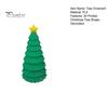 Star Topper Tree Statue 3D Printed Christmas Figurine, Yellow Statue, Mini Small Ornament Decoration for Home Office, Gift Xmas Holiday Party