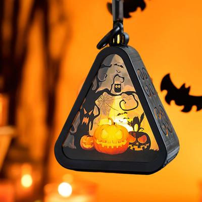 Halloween Töklámpás Boszorkány Hordozható Hordozó Lámpa Csokit vagy Csíny Dekoráció Parti Jelenet Elrendezési Kellékek Kandallópárkány Szekrény Dekorációhoz