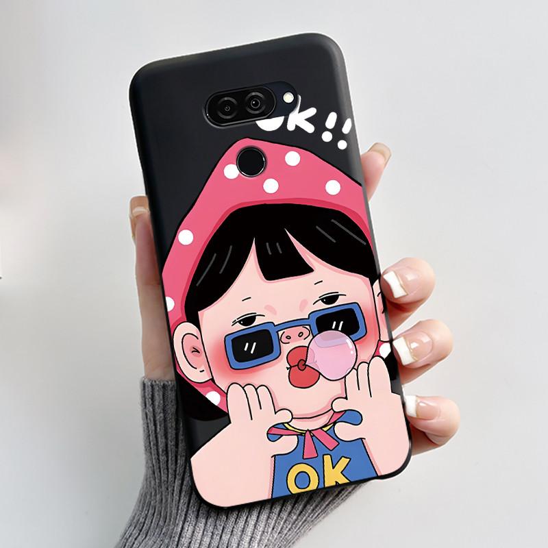Casing For LG K40S K50S Soft Case LM-X430 LM-X540 Aesthetic Fashion Cute Cat Cartoon Phone Back Cover Shockproof Silicone Bumper