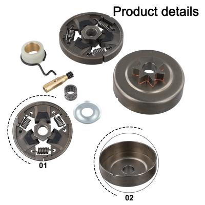 High Performance Clutch Drum Kit for SL Chainsaws 017 018 MS170 MS180 MS210 MS230 MS250 with Installation Gear