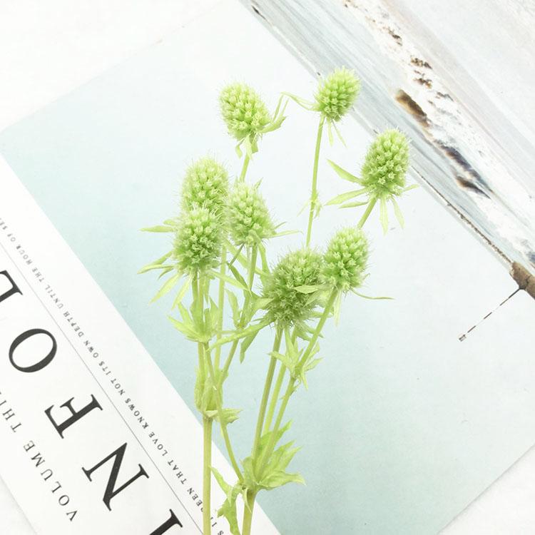 Preserved Eryngium Blue Planet Glass Dome DIY Wedding Flowers