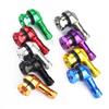 Tire Valve Stems Aluminum Zinc Zinc Alloy 90 Degree Motorcycle Valve Stem Valves Stem Cap CNC Motorcycle Rim